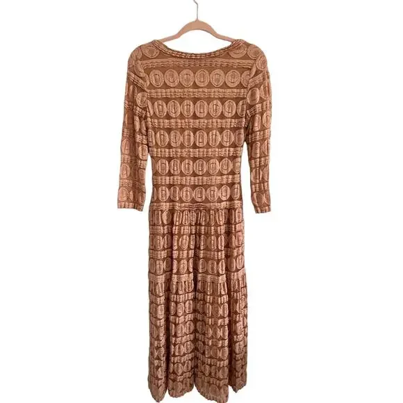Sundance Willow Lace dress 3/4 sleeve midi dress size medium - Picture 4 of 14